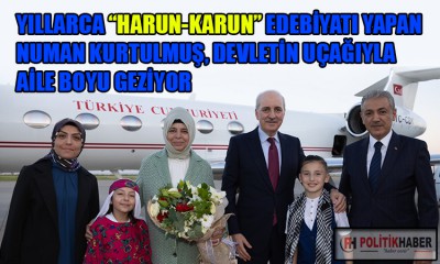 Ailesiyle özel uçaklı Mardin seyahatine tepki!