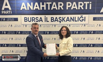 Anahtar Parti Bursa İl Kadın Kolları Başkanı belli oldu