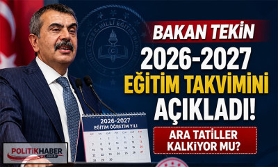 Bakan Tekin'den 'ara tatil' açıklaması!