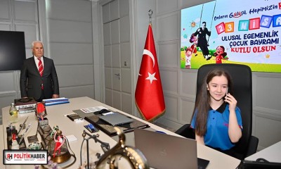 Başkan Bozbey, koltuğunu çocuklara devretti!