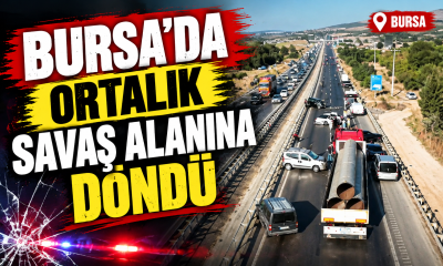Bursa’da yola dökülen mazot kazaya neden oldu!
