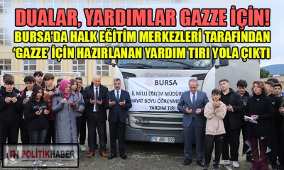 Bursa'dan Gazze'ye yardım eli!