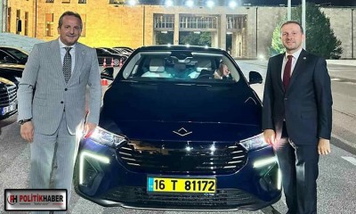 Bursalı yeni TOGG, TBMM’de sergilendi