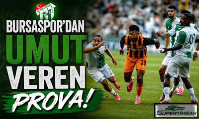 Bursaspor’dan umut veren prova!