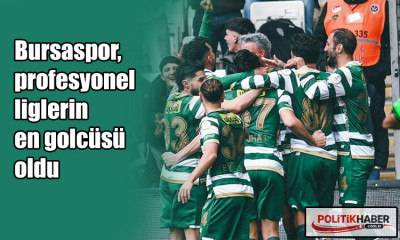 Bursaspor, profesyonel liglerin en golcüsü oldu!