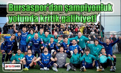 Bursaspor, üç puanı kaptı!