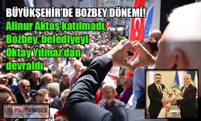 Büyükşehir’de Mustafa Bozbey dönemi!