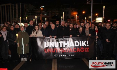 CHP Bursa’dan 6 Şubat anması