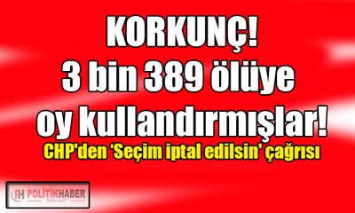CHP'den 'Hatay'da seçim iptal edilsin' çağrısı!