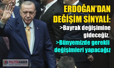 Erdoğan'dan değişim mesajı!