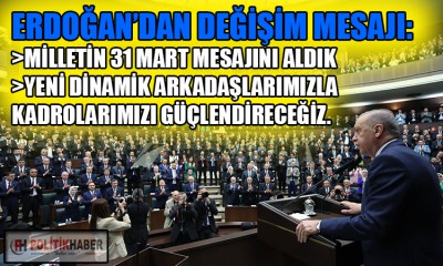Erdoğan: Milletin 31 Mart mesajını aldık!