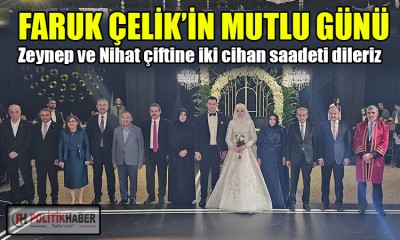 Faruk Çelik'in mutlu günü!