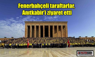 Fenerbahçeli taraftarlar, Anıtkabir’i ziyaret etti