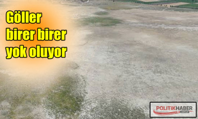 Göller birer birer yok oluyor!