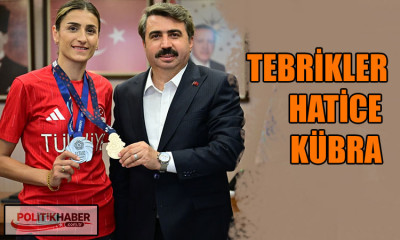 Hatice Kübra'dan çifte madalya!