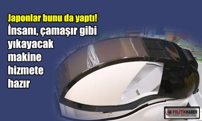 İnsan yıkayacak makine icat edildi!
