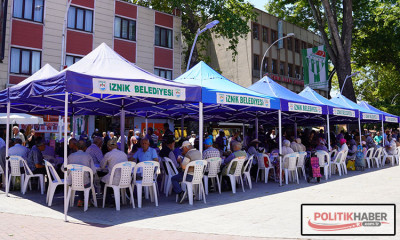 İznik’te 5 bin kişilik aşure ikramı