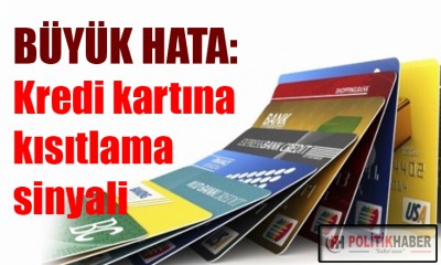 Kredi kartı kısıtlamasına tepki!