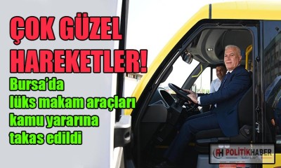 Lüks makam araçları kamu yararına takas edildi!