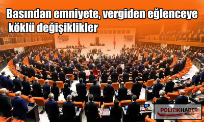 Meclis'te 26 maddelik yeni paket mesaisi
