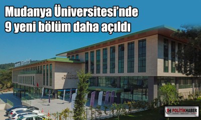 Mudanya Üniversitesi’nde 9 yeni bölüm daha açıldı
