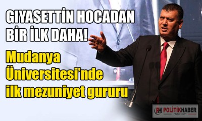 Mudanya Üniversitesi'nde ilk mezuniyet gururu!