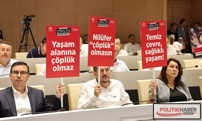 Nilüfer Belediye Meclisi’nde katı atık tesisi kararına tepki