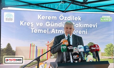 Nilüfer Belediyesi’nin dördüncü kreşinin temeli atıldı