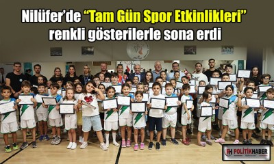Nilüfer’de spor etkinlikleri sona erdi