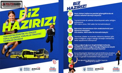 Okullar açılıyor, toplu ulaşım hazır!