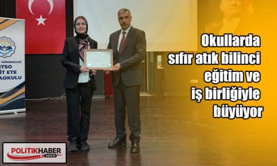 Okullarda sıfır atık bilinci büyüyor!