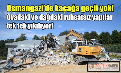 Osmangazi'de kaçağa geçit yok!