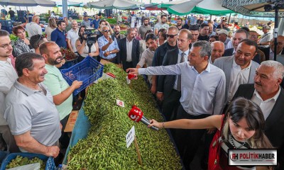 Özgür Özel, pazar ziyaretlerine başladı