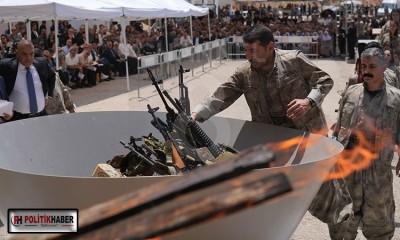 PKK'lı ilk grup silah bıraktı!