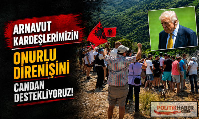 Protestocular şantiyeyi yerle bir etti