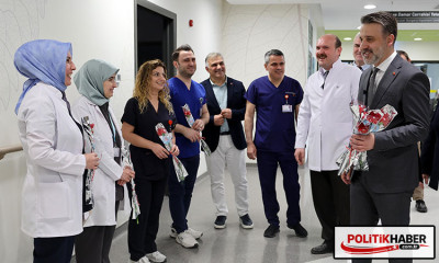Sağlık emekçilerine anlamlı ziyaret