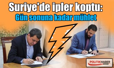 Şara'dan Abdi'ye 'gün sonuna kadar' mühlet!