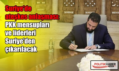 Suriye'de ateşkes anlaşması!
