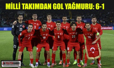 Türkiye, Bulgaristan'ı 6 golle geçti!