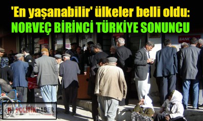 Türkiye'nin listedeki sırası şaşırtmadı!