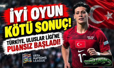 Türkiye, Uluslar Ligi'ne puansız başladı!