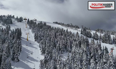 Uludağ’da nisanda 2 metre kar!