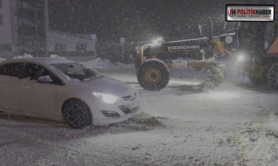 Uludağ’da yoğun kar yağışı devam ediyor!