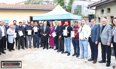 Ürünlü'de 275 hak sahibinin imarlı tapu sevinci