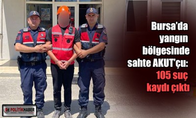 Yangın bölgesinde sahte AKUT’çu