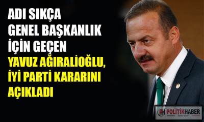 Yavuz Ağıralioğlu: Parti kurma süreci devam ediyor!