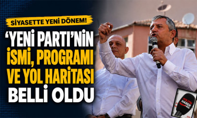 'Yeni Parti'nin ismi, programı ve yol haritası belli oldu