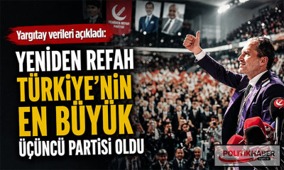 Yeniden Refah, üçüncü parti oldu