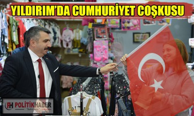 Yıldırım'da Cumhuriyet Bayramı coşkusu!