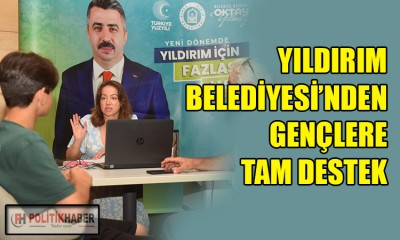Yıldırım'da gençlere eğitim desteği!